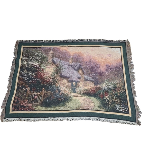 Thomas Kinkade throw blanket - Picture 1 of 8